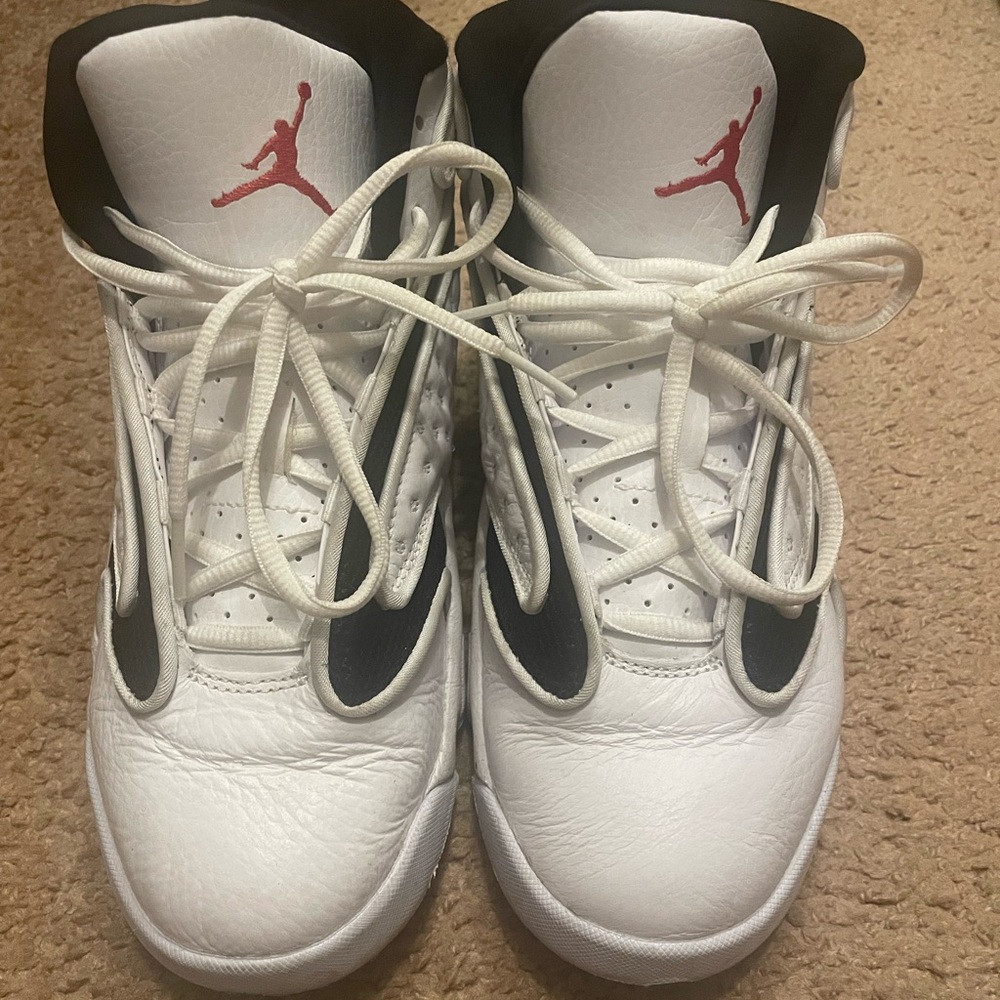 Air Jordan White and Black Sneakers